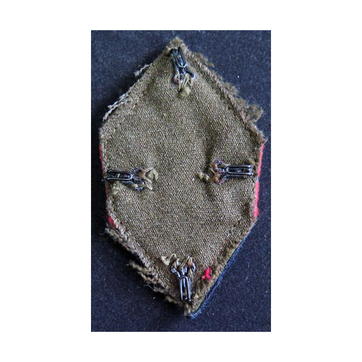 LOSANGE DE BRAS MODÈLE 45 : caporal du 71° régiment du génie sur tissu kaki avec crochets
