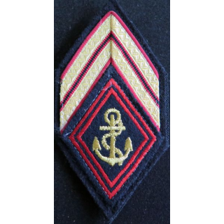 LOSANGE DE BRAS MODÈLE 45 : sergent engagé des troupes de marine sur velcro