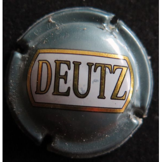 Capsule Muselet de bouteille de champagne DEUTZ n° 23a gris bleu