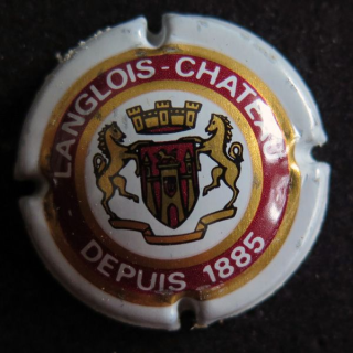 Capsule de Mousseux Crémants  Val de Loire LANGLOIS CHÂTEAU n° 01 Blanc, Marron clair et or