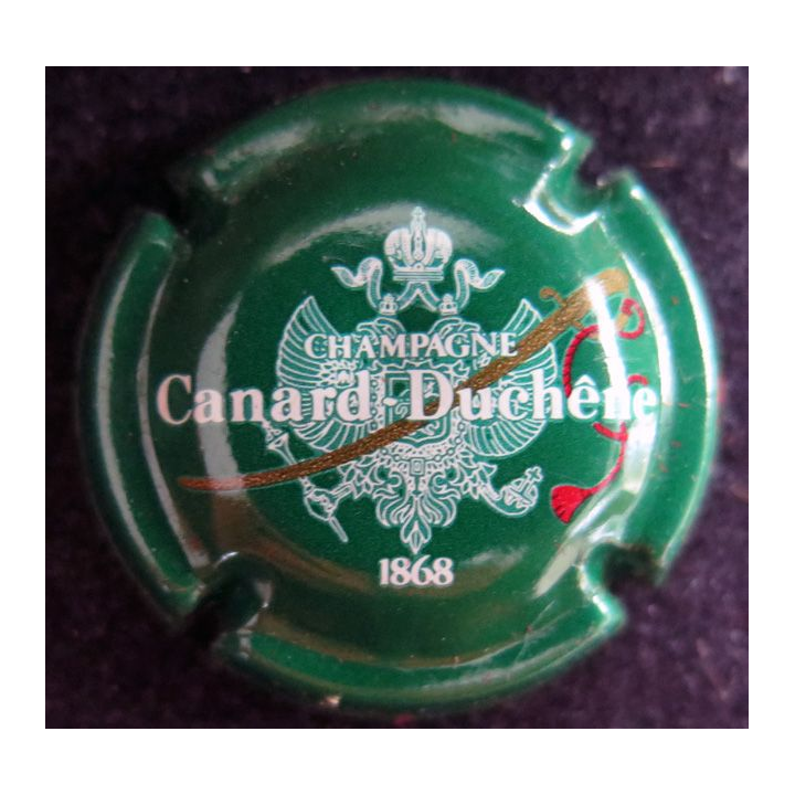 Capsule Muselet de bouteille de champagne CANARD-DUCHENE n° 53 vert