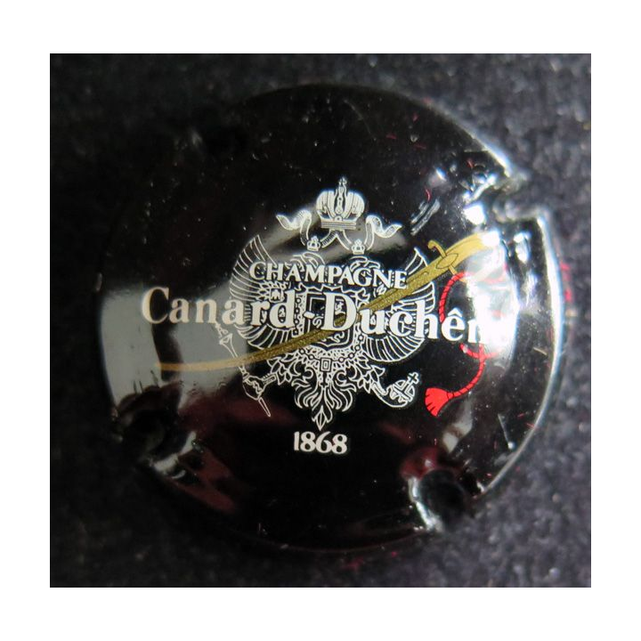 Capsule Muselet de bouteille de champagne CANARD-DUCHENE n° 56 Noir