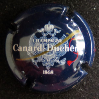 Capsule Muselet de bouteille de champagne CANARD-DUCHENE n° 57 Bleu