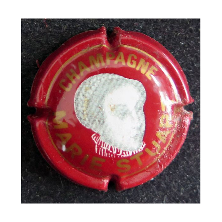Capsule Muselet de bouteille de champagne Marie Stuart n° 1 Bordeaux