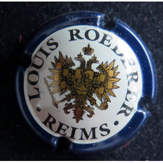 Capsule Muselet de bouteille de champagne ROEDERER Louis n° 91 contour Bleu foncé