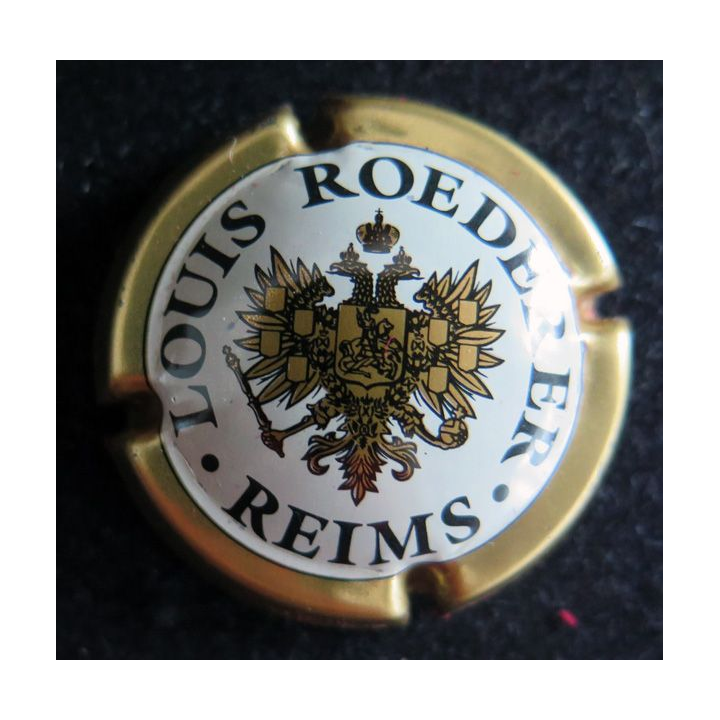 Capsule Muselet de bouteille de champagne ROEDERER Louis n° 95 contour Or