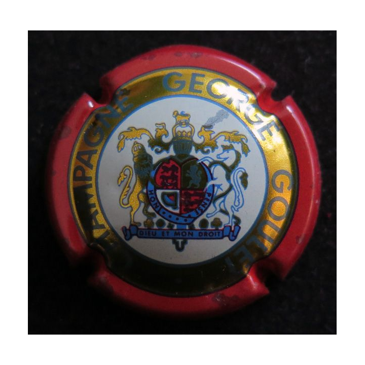 Capsule Muselet de bouteille de champagne GOULET George n° 12 Petit écusson