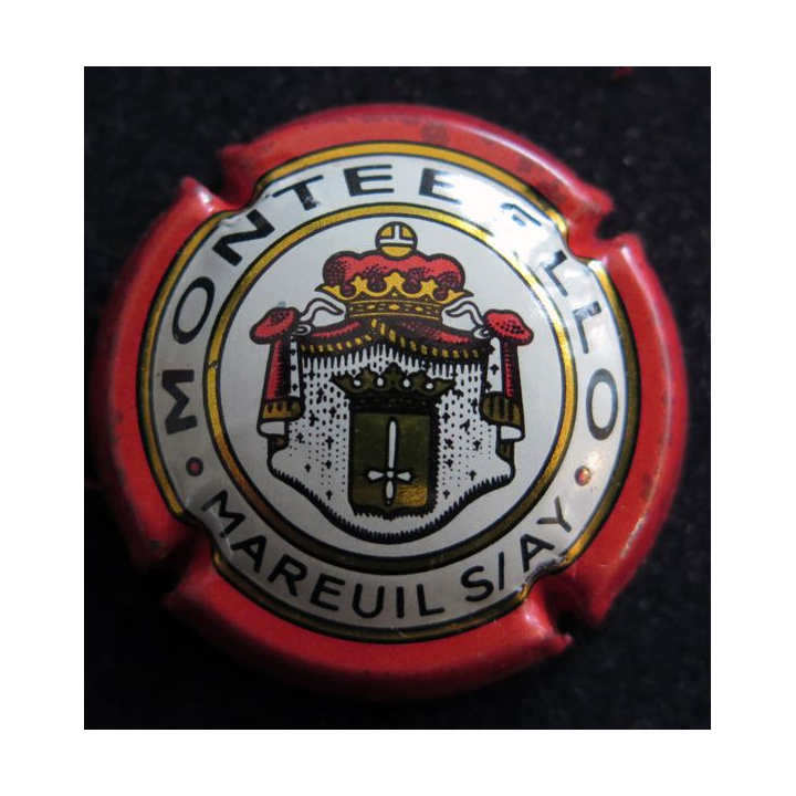 Capsule Muselet de bouteille de champagne MONTEBELLO n° 8 Polychrome