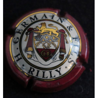 Capsule Muselet de bouteille de champagne GERMAIN H. n° 20 Inscription Rilly