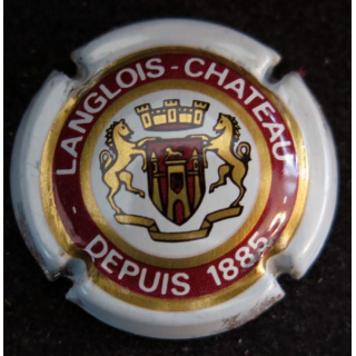 Capsule Muselet deCrémant Val de Loire LANGLOIS CHÂTEAU Blanc, marron clair et Or