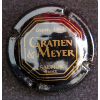 Capsule Muselet de Crémant Val de Loire GRATIEN & MEYER n° 17 Noir et Or