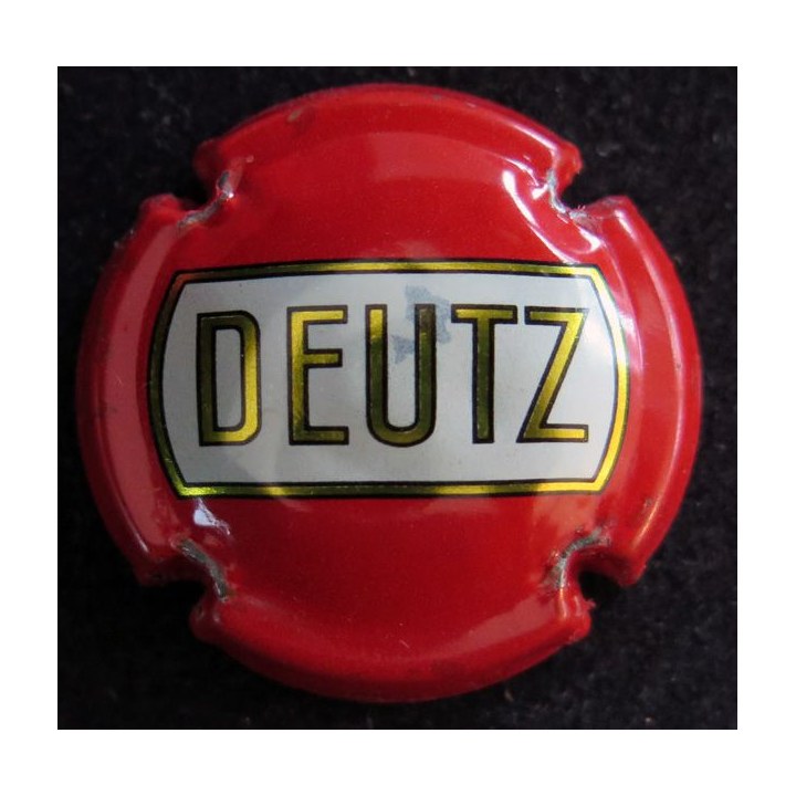 Capsule Muselet de bouteille de champagne DEUTZ n° 22 Rouge