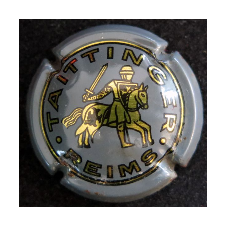 Capsule Muselet de bouteille de champagne TAITTINGER n° 69 Gris