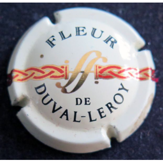 Capsule Muselet de bouteille de champagne DUVAL-LEROY n° 15 Barre rouge