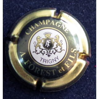 Capsule Muselet de bouteille de champagne FOREST A. et Fils n° 2 Or