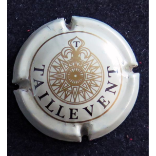 Capsule Muselet de bouteille de champagne TAILLEVENT n° 1 Gris, noir et or