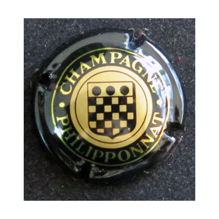 Capsule Muselet de bouteille de champagne PHILIPPONNAT n° 9 Or mat