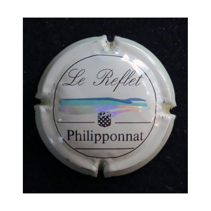 Capsule Muselet de bouteille de champagne PHILIPPONNAT n° 18a reflet vert foncé