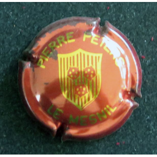 Capsule Muselet de bouteille de champagne PÉTERS Pierre n° 4 Rouge et or