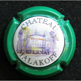 Capsule Muselet de bouteille de champagne MALAKOFF n° 7 Vert