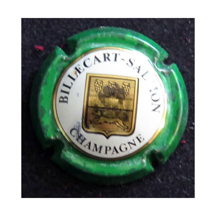 Capsule Muselet de bouteille de champagne BILLECART-SALMON n° 47 vert