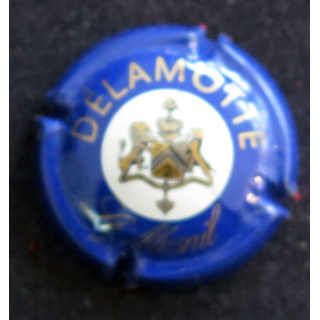 Capsule Muselet de bouteille de champagne DELAMOTTE Père et Fils n° 11 Bleu