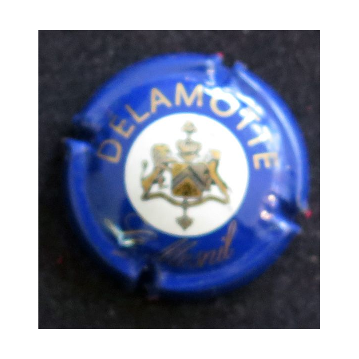Capsule Muselet de bouteille de champagne DELAMOTTE Père et Fils n° 11 Bleu