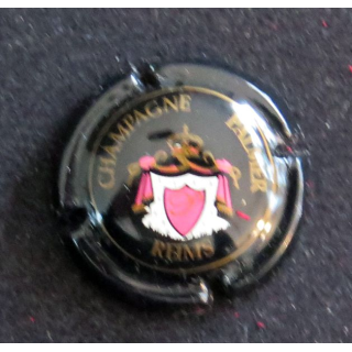 Capsule Muselet de bouteille de champagne PALMER n° 2a écusson rose