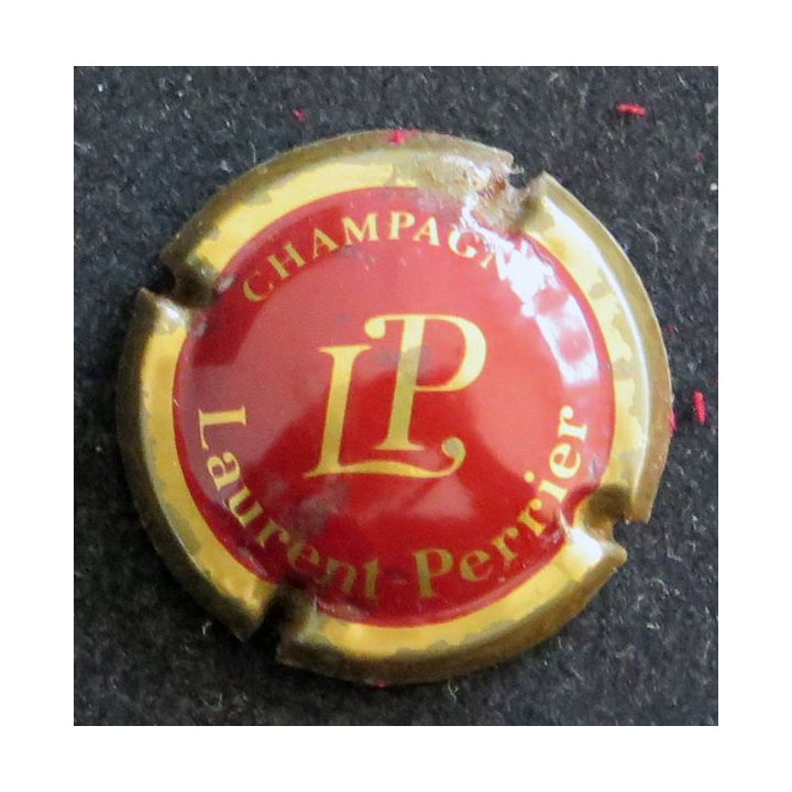 Capsule Muselet de bouteille de champagne LAURENT-PERRIER n° 40 Bordeaux Foncé
