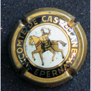 Capsule Muselet de bouteille de champagne De CASTELLANE n° 15 Or 