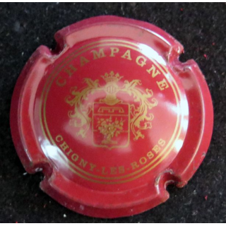 Capsule Muselet de bouteille de champagne GARDET n° 2 Bordeaux et or