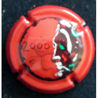 Capsule de Crémant Val de Loire BOUVET LADUBAY n° 44 Grau Garriga An 2000  Polychrome