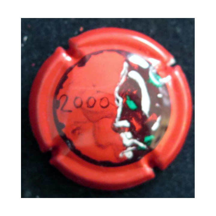 Capsule de Crémant Val de Loire BOUVET LADUBAY n° 44 Grau Garriga An 2000  Polychrome