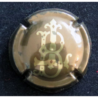 Capsule de bouteille de Crémant Val de Loire BOUVET LADUBAY n° 8 Marron et or