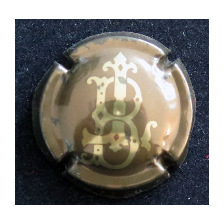 Capsule de bouteille de Crémant Val de Loire BOUVET LADUBAY n° 8 Marron et or