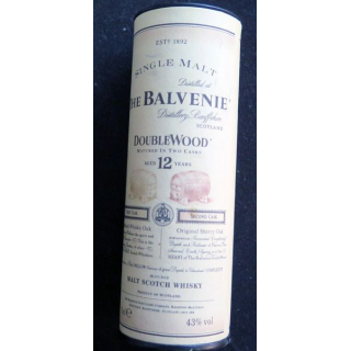 Mignonette de Whisky Single malt The Balvenie Double wood 12 ans d'âge dans son coffret