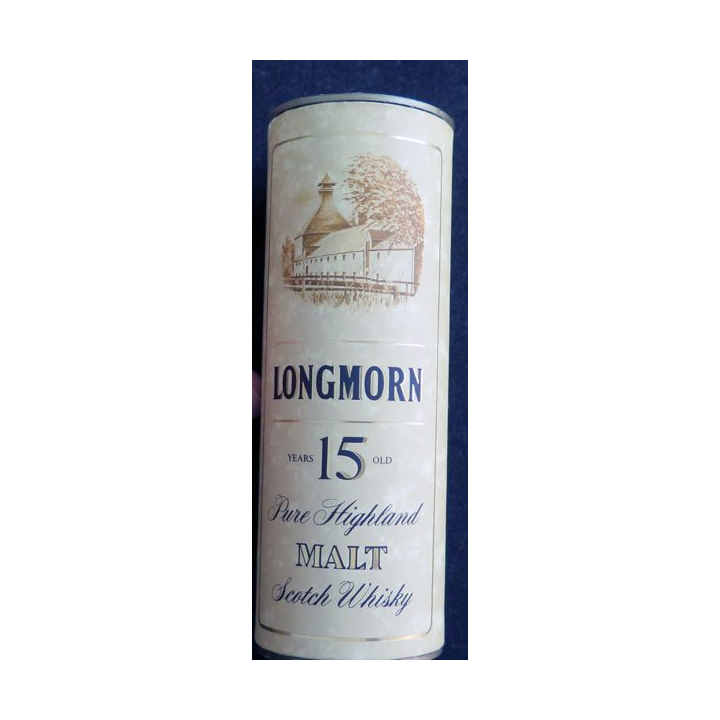 Mignonette de Whisky malt Longmorn 15 ans d'âge dans son coffret 