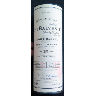 Mignonette de Whisky Single Barrel The Balvenie 15 ans d'âge dans son coffret