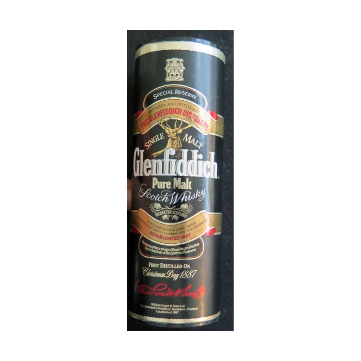 Mignonette de Whisky Glenfiddich Pure Malt dans son coffret