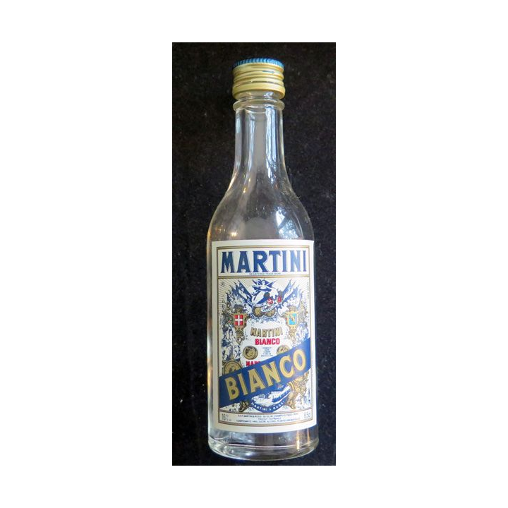 Mignonette de Martini Bianco 6,5 cl 16° bouteille vide
