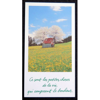 MARQUE PAGE : Ce sont les petites choses de la vie qui composent le bonheur