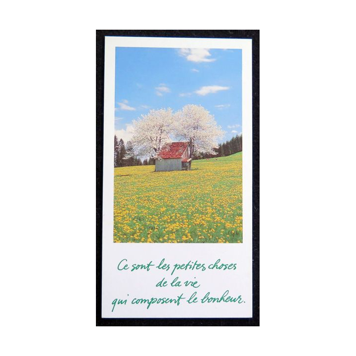 MARQUE PAGE : Ce sont les petites choses de la vie qui composent le bonheur