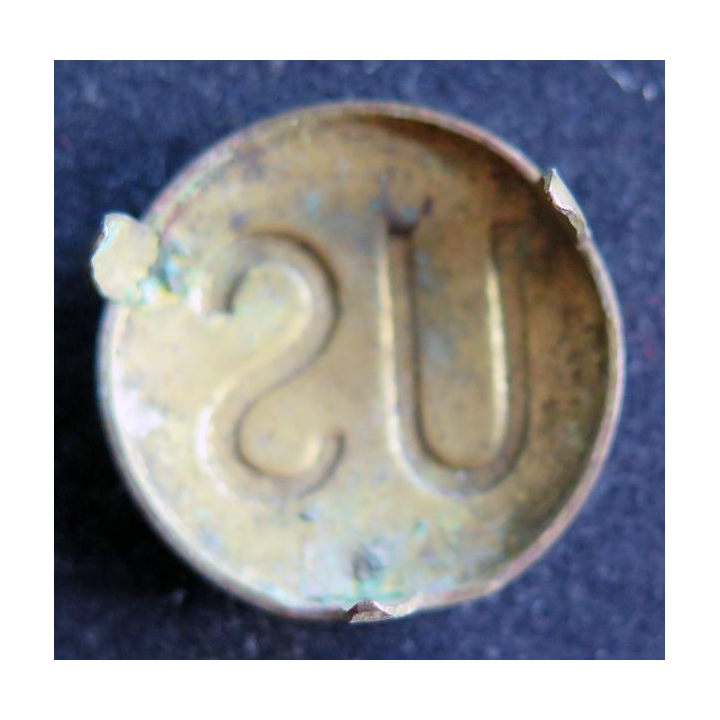 Très ancienne rosace militaire utilisée sur les chevaux de la cavalerie US 3 cm de diamètre 