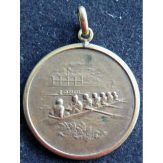 Médaille du Concours de Tir 1° Prix mitrailleuses plaqué or 