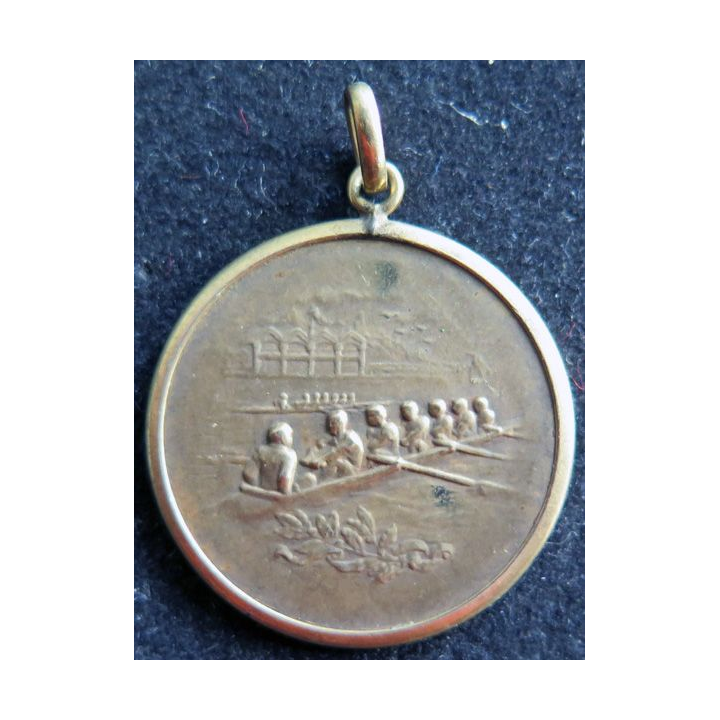 Médaille du Concours de Tir 1° Prix mitrailleuses plaqué or 