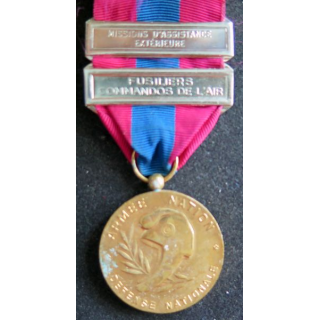 FRANCE : médaille de bronze de la défense nationale