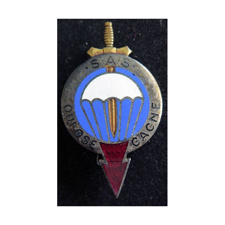 1° RPIMA : 1° Régiment parachutiste d'Infanterie de Marine, sans chiffre, Drago Olivier Métra émail