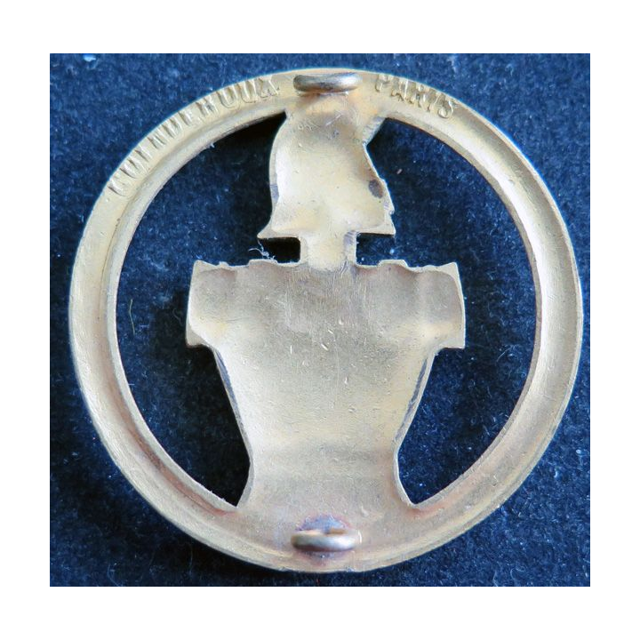 GÉNIE : insigne de béret du Génie de fabrication Coinderoux Paris