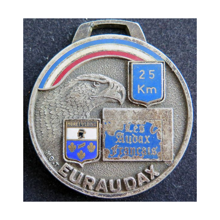Médaille des 25 kms d'Euraudax de Moret sur Loing