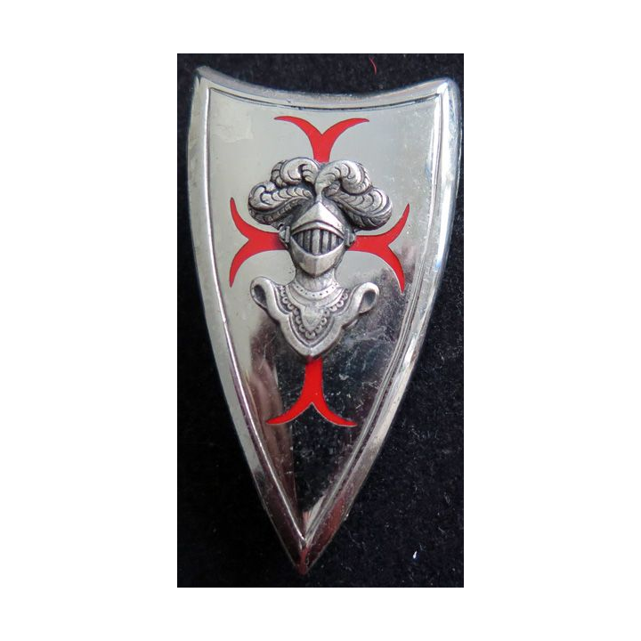 1-11° RC : insigne métallique du CIABC  1-11° régiment de cuirassiers de fabrication Drago Paris G. 1919